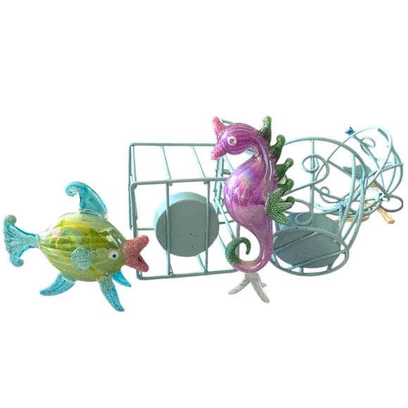 Birdcage Votive Tea Light Candle Holder Set - Picture 5 of 7